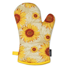 Load image into Gallery viewer, Summer Sunflowers Oven Mitts And Potholder Set
