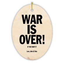 Carregar imagem no visualizador da galeria, Vintage War is Over! If You Want It. Love John &amp; Yoko Christmas Ornament
