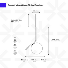 Load image into Gallery viewer, Sunset Glass Pendant
