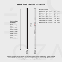 Load image into Gallery viewer, Svelte RGB Outdoor Wall Lamp
