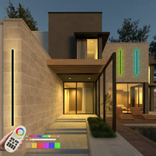 Load image into Gallery viewer, Svelte RGB Outdoor Wall Lamp
