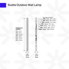 Load image into Gallery viewer, Svelte Outdoor Linear Lamp
