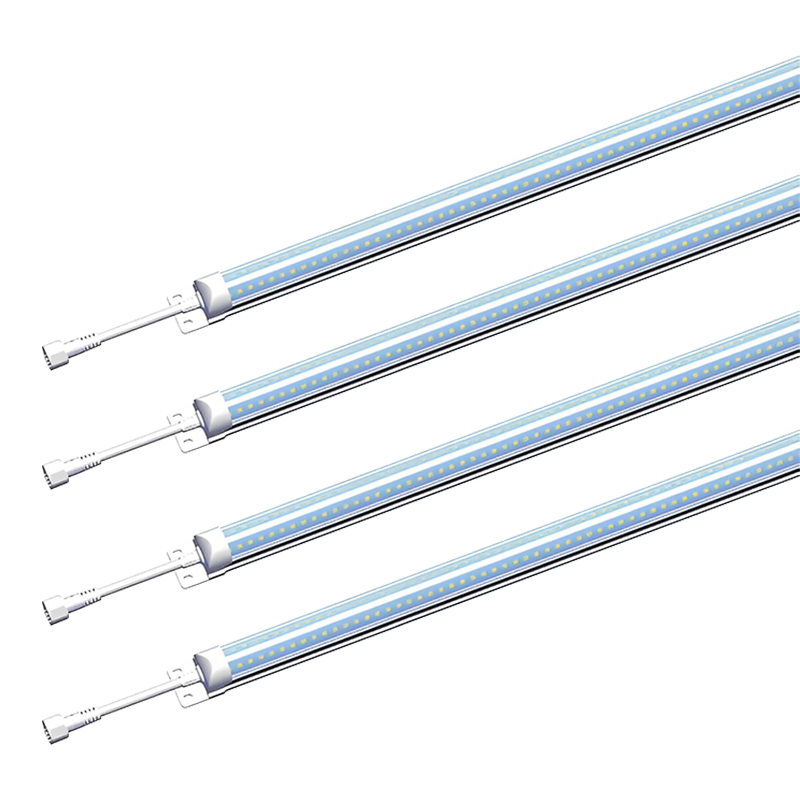 6ft LED Cooler Tube Light- 40 Watt, 5200 Lumens with 5000K and 100V-277V- White Housing Refrigerator Light ETL Listed