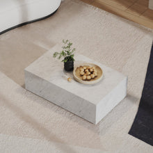 Load image into Gallery viewer, Italian Carrara White Coffee Table
