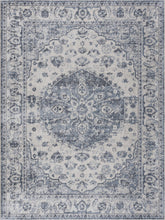 Load image into Gallery viewer, Blue Hiti Washable area rug - Clearance

