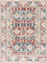 Carregar imagem no visualizador da galeria, Bindi Blue &amp; Rose Area Rug - Clearance
