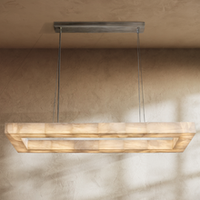 Carregar imagem no visualizador da galeria, Teva Rectangular Alabaster Chandelier
