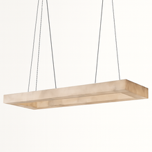 Load image into Gallery viewer, Teva Rectangular Alabaster Chandelier
