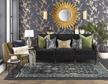 Carregar imagem no visualizador da galeria, Brockton Solid Dark Blue Wool Rug
