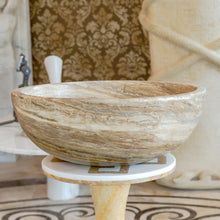Load image into Gallery viewer, Traonyx Natural Stone Above Vanity Bathroom Sink Honed (D)16&quot; (H)6&quot;
