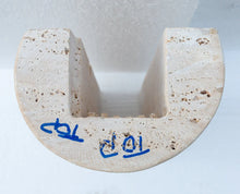 Load image into Gallery viewer, Troia Light Travertine Pedestal Stand-alone Sink Honed and Filled (W)15&quot; (L)16&quot; (H)33.5&quot;
