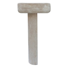 Load image into Gallery viewer, Troia Light Travertine Pedestal Stand-alone Sink Honed and Filled (W)15&quot; (L)16&quot; (H)33.5&quot;
