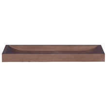 Load image into Gallery viewer, Noce Travertine Rectangular Above Vanity Bathroom Sink Honed (W)16&quot; (L)48&quot; (H)4&quot;

