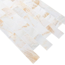 Load image into Gallery viewer, Giallo White Marble Floor and Wall Tile Polished - Livfloors Collection
