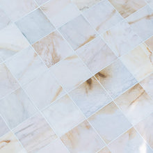 Load image into Gallery viewer, Giallo White Marble Floor and Wall Tile Polished - Livfloors Collection

