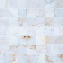 Load image into Gallery viewer, Giallo White Marble Floor and Wall Tile Polished - Livfloors Collection
