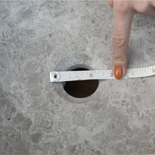Load image into Gallery viewer, Tundra Gray Marble Rectangular Wall-mount Bathroom Sink (W)12&quot; (L)18&quot; (H)7&quot;
