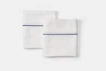 Load image into Gallery viewer, Cotton Bed Pillowcases with Classic Piping Design
