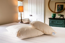 Load image into Gallery viewer, Natural Cotton Pillow With Wool Filling
