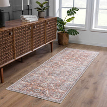 Cargar imagen en el visor de la galería, Flat Pile Urpi Red Washable Rug - Clearance
