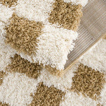 Carregar imagem no visualizador da galeria, Atira Mustard Checkered Area Rug
