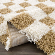 Carregar imagem no visualizador da galeria, Atira Mustard Checkered Area Rug
