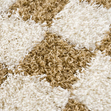 Carregar imagem no visualizador da galeria, Atira Mustard Checkered Area Rug
