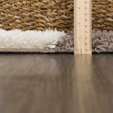 Carregar imagem no visualizador da galeria, Atira Brown Checkered Area Rug

