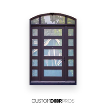 Cargar imagen en el visor de la galería, Atlas Contemporary Iron Door with Sidelights
