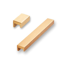 Carregar imagem no visualizador da galeria, Brushed Bronze &quot;Station&quot; Drawer Tab Pull
