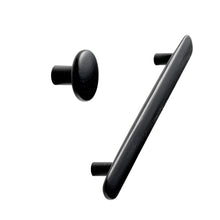 Carregar imagem no visualizador da galeria, Black Lacquered Wood &quot;Brutus&quot; Cabinet Knob and Drawer Pulls
