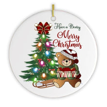 Carregar imagem no visualizador da galeria, Have a Beary Merry Christmas Ornament
