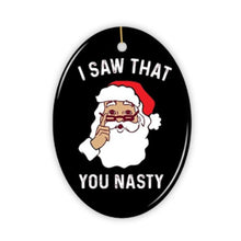Carregar imagem no visualizador da galeria, Santa Humor Christmas Ornament
