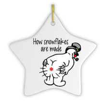 Carregar imagem no visualizador da galeria, Funny Farting Snowman Ornament
