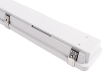 Cargar imagen en el visor de la galería, 4ft LED Vapor Tight Light - Selectable Wattage(50W/40W/30W) &amp; CCT(3000K/4000K/5000K), 130lm/w, 0-10V Dimmable, DLC 5.1 Certified
