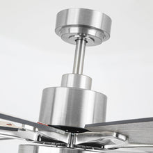 Carregar imagem no visualizador da galeria, 72 Inch Elbe Modern Downrod Mount Ceiling Fan with Light and Remote Control
