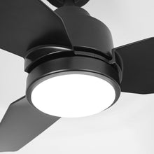 Load image into Gallery viewer, Vaczon 42 Inch DC Motor Modern Downrod Ceiling Fan with LED Light and Remote Control
