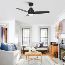 Load image into Gallery viewer, Vaczon 42 Inch DC Motor Modern Downrod Ceiling Fan with LED Light and Remote Control
