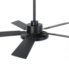 Load image into Gallery viewer, Vaczon 52 Inch 5 Blades DC Motor Modern Downrod Ceiling Fan with LED Light and Remote Control
