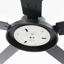 Load image into Gallery viewer, Vaczon 52 Inch 5 Blades DC Motor Modern Downrod Ceiling Fan with LED Light and Remote Control
