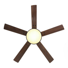 Load image into Gallery viewer, Vaczon 52 Inch 5 Blades DC Motor Modern Downrod Ceiling Fan with LED Light and Remote Control

