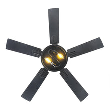 Load image into Gallery viewer, Vaczon 42 Inch DC Motor Industrial Downrod Ceiling Fan with Light and Remote Control
