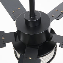 Load image into Gallery viewer, Vaczon 42 Inch DC Motor Industrial Downrod Ceiling Fan with Light and Remote Control

