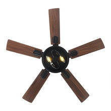 Load image into Gallery viewer, Vaczon 42 Inch DC Motor Industrial Downrod Ceiling Fan with Light and Remote Control
