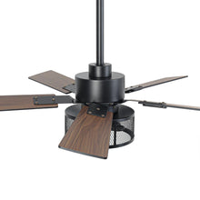Load image into Gallery viewer, Vaczon 42 Inch DC Motor Industrial Downrod Ceiling Fan with Light and Remote Control
