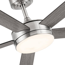Load image into Gallery viewer, Vaczon 48&quot; 5 Blades Industrial DC Motor Ceiling Fan with LED Lighting and Remote Control
