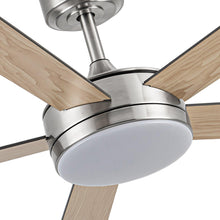 Load image into Gallery viewer, Vaczon 48&quot; 5 Blades Industrial DC Motor Ceiling Fan with LED Lighting and Remote Control

