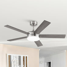 Load image into Gallery viewer, Vaczon 48&quot; 5 Blades Industrial DC Motor Ceiling Fan with LED Lighting and Remote Control
