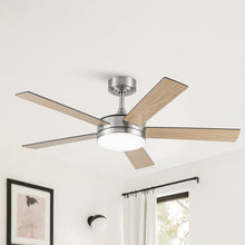 Cargar imagen en el visor de la galería, Vaczon 48&quot; 5 Blades Industrial DC Motor Ceiling Fan with LED Lighting and Remote Control
