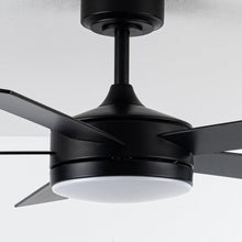 Load image into Gallery viewer, Vaczon 48&quot; 5 Blades Industrial DC Motor Ceiling Fan with LED Lighting and Remote Control
